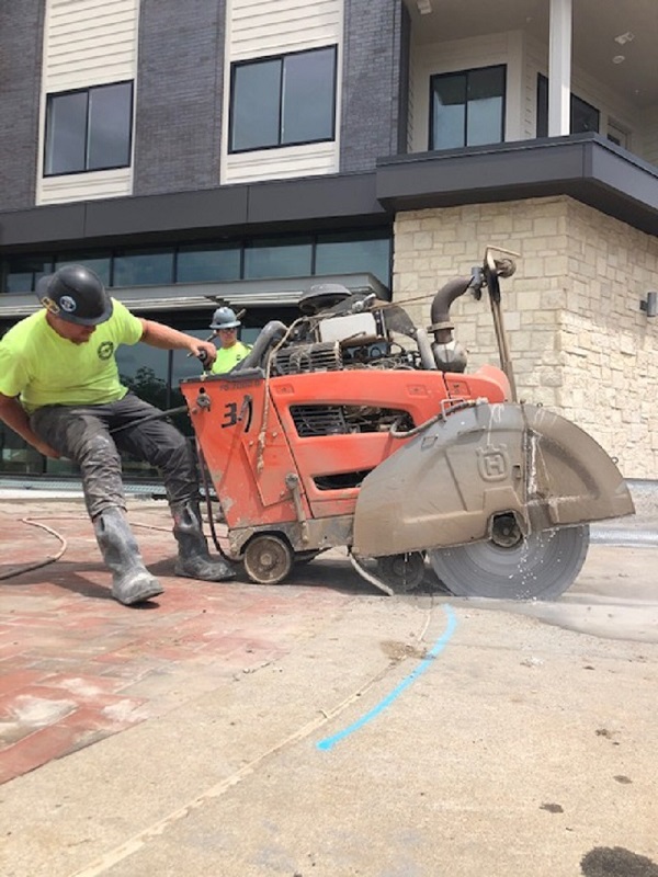 Concrete Slab Sawing Fine Cut matt ralston Makes Short Work Of Concrete Cutting
