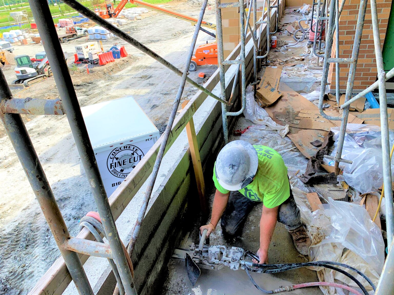 Fine Cut Concrete Drilling and Sawing Kansas City Pleasant Hill