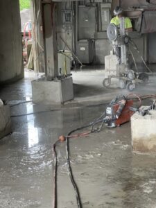 Concrete Wire Sawing Offers Almost Unlimited Depth Range Fine Cut