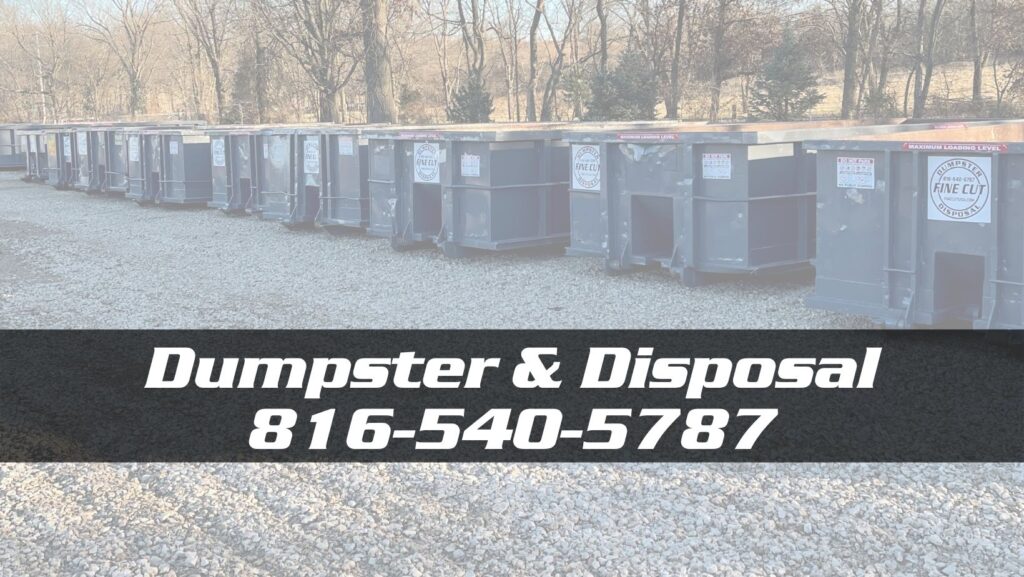 Dumpster Rental Kansas City Area Based in Pleasant Hill, MO