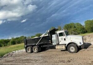 Clayton Fine Cut Dumpster Rental Truck